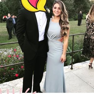 Lulus grey floor length maxi dress